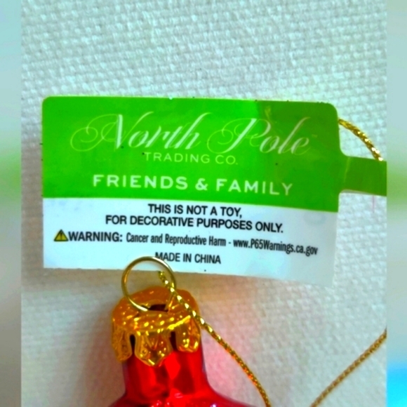 Glass Christmas Ornament German themed Santa Claus, New with Tag - Picture 4 of 4